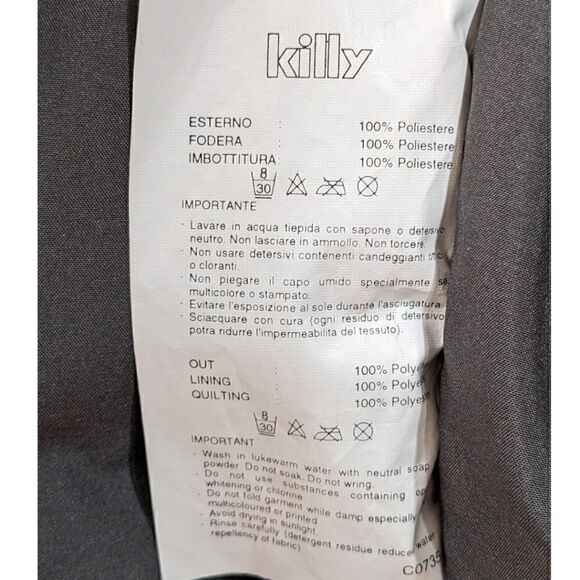 Vintage Killy Women's Navy Blue Ski Snow Winter Jacket Size 10 100% Polyester - Picture 10 of 10